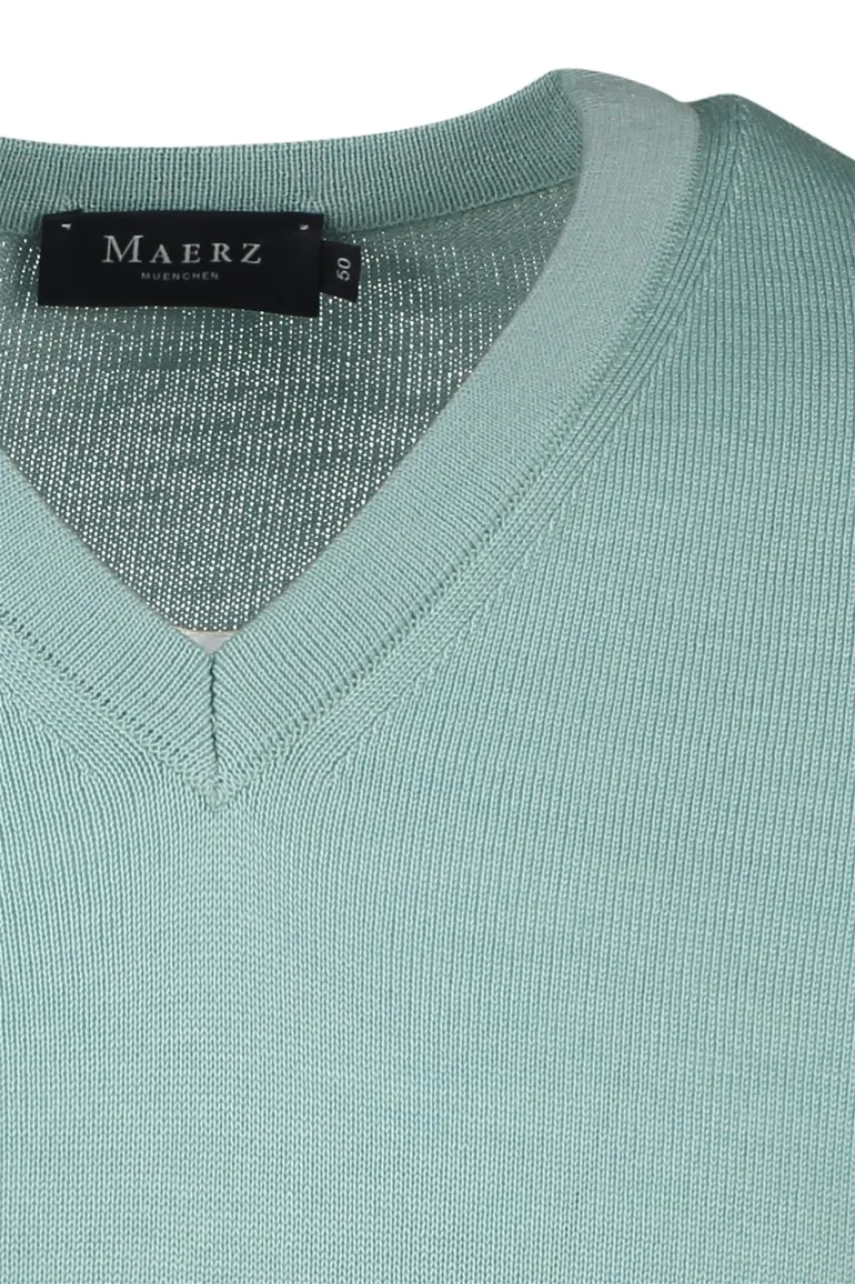 Maerz pullover v-hals mintgroen
