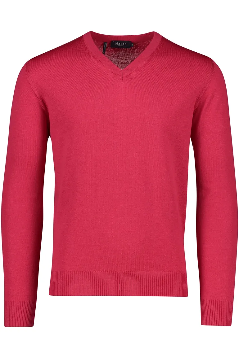 Maerz trui donker roze effen