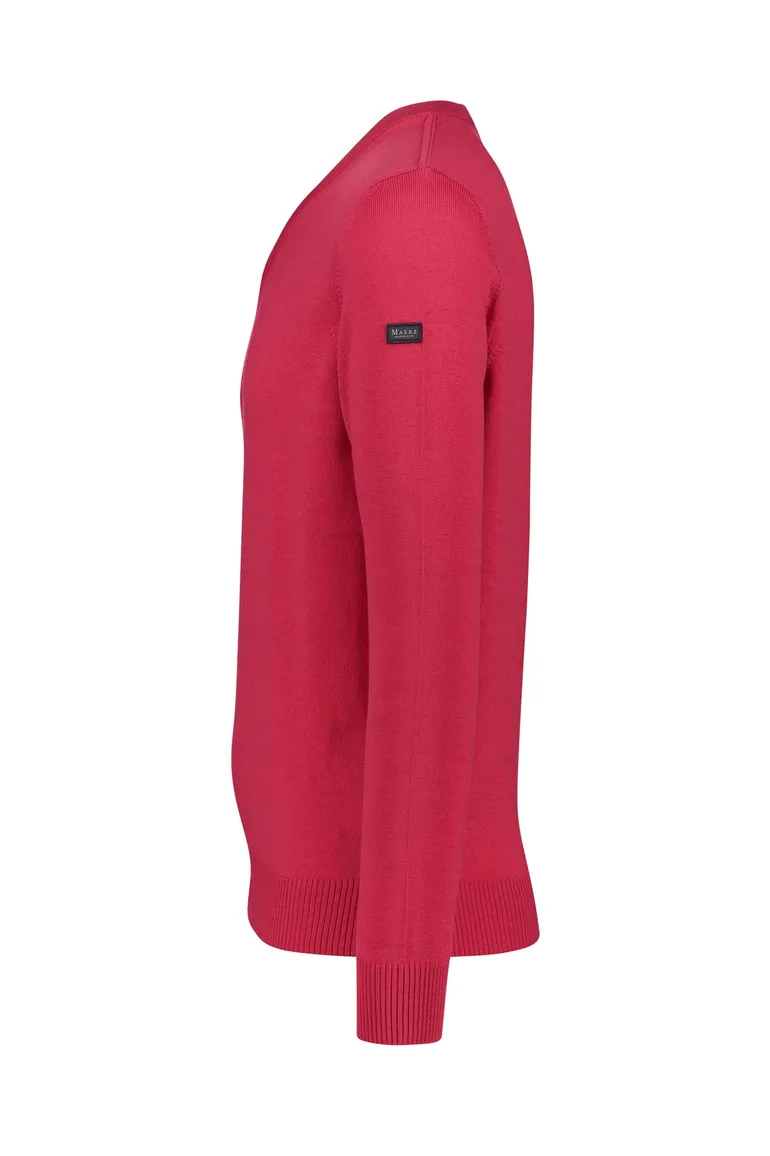 Maerz trui donker roze effen