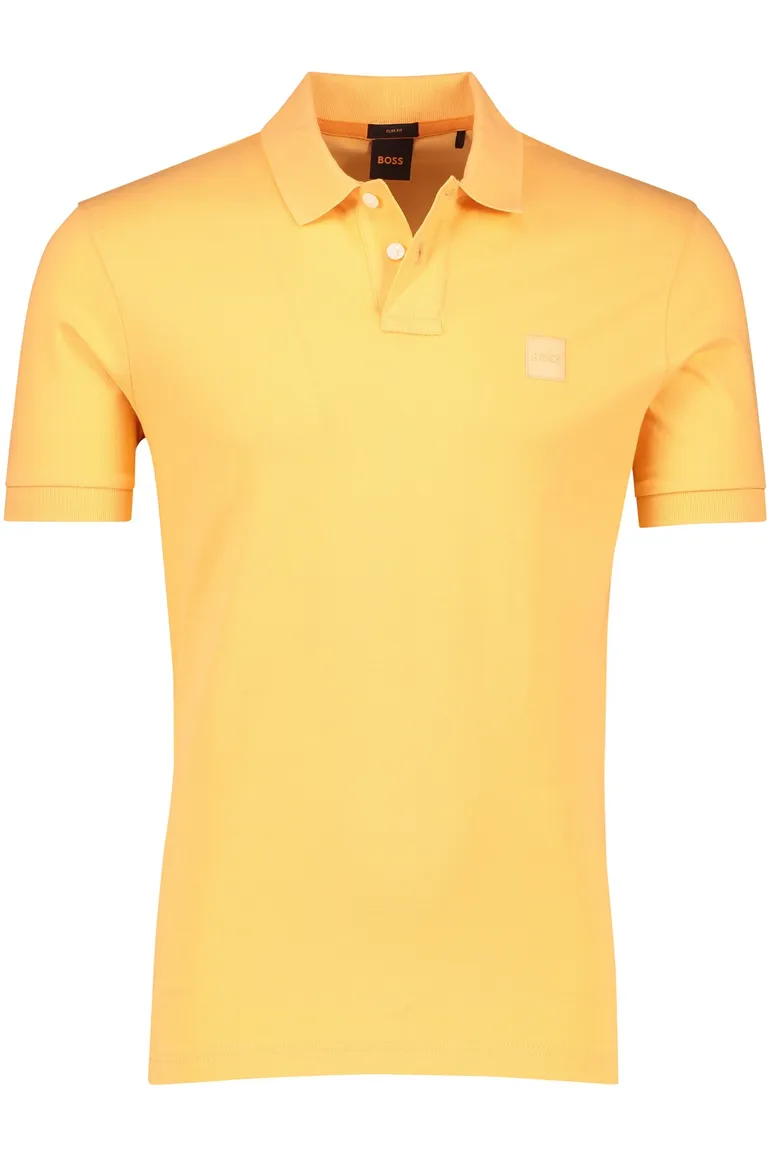 Boss Orange polo oranje katoen