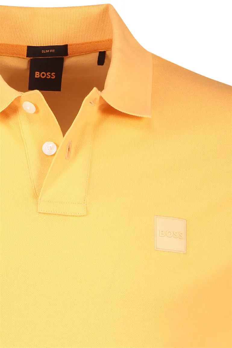 Boss Orange polo oranje katoen