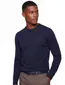 BOSS Orange Asac-c trui donkerblauw effen katoen