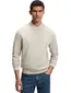 BOSS Orange trui beige sweater met logopatch