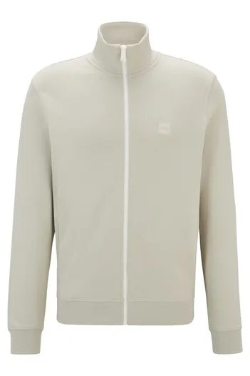 Hugo Boss BOSS Orange Zestart vest beige effen katoen