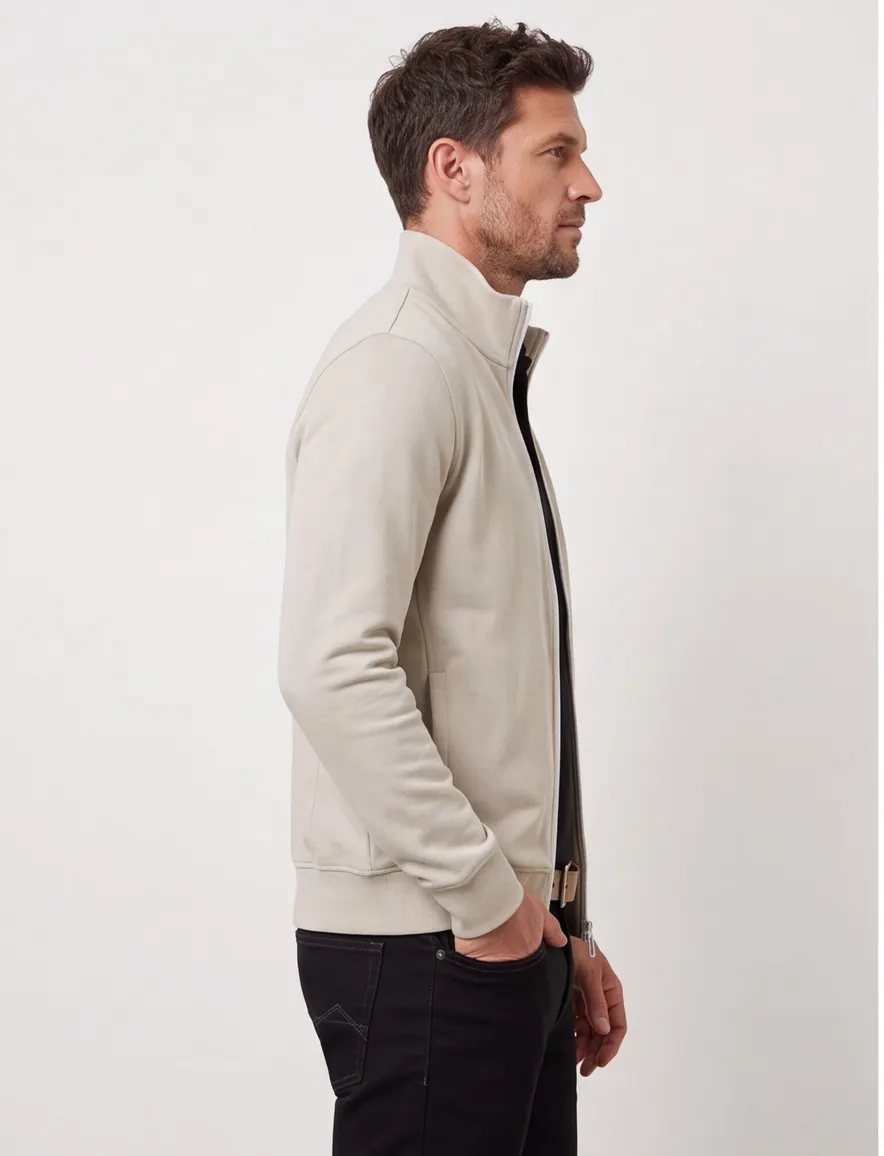 boss orange vest beige relaxed fit