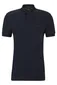 BOSS green katoenen polo normale fit effen donkerblauw