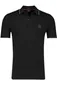 Passertip BOSS polo slim fit zwart korte mouw katoen 2-knoops