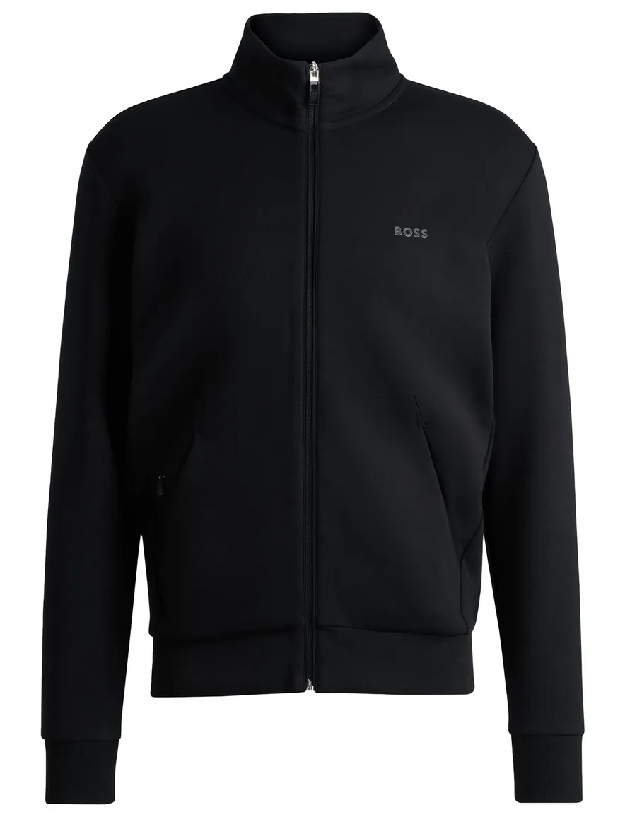 Boss Green vest zwart skaz katoen