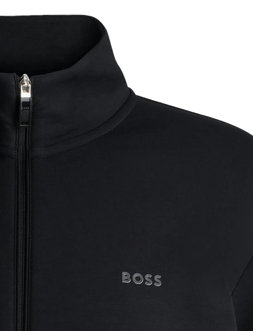 Boss Green vest zwart skaz katoen