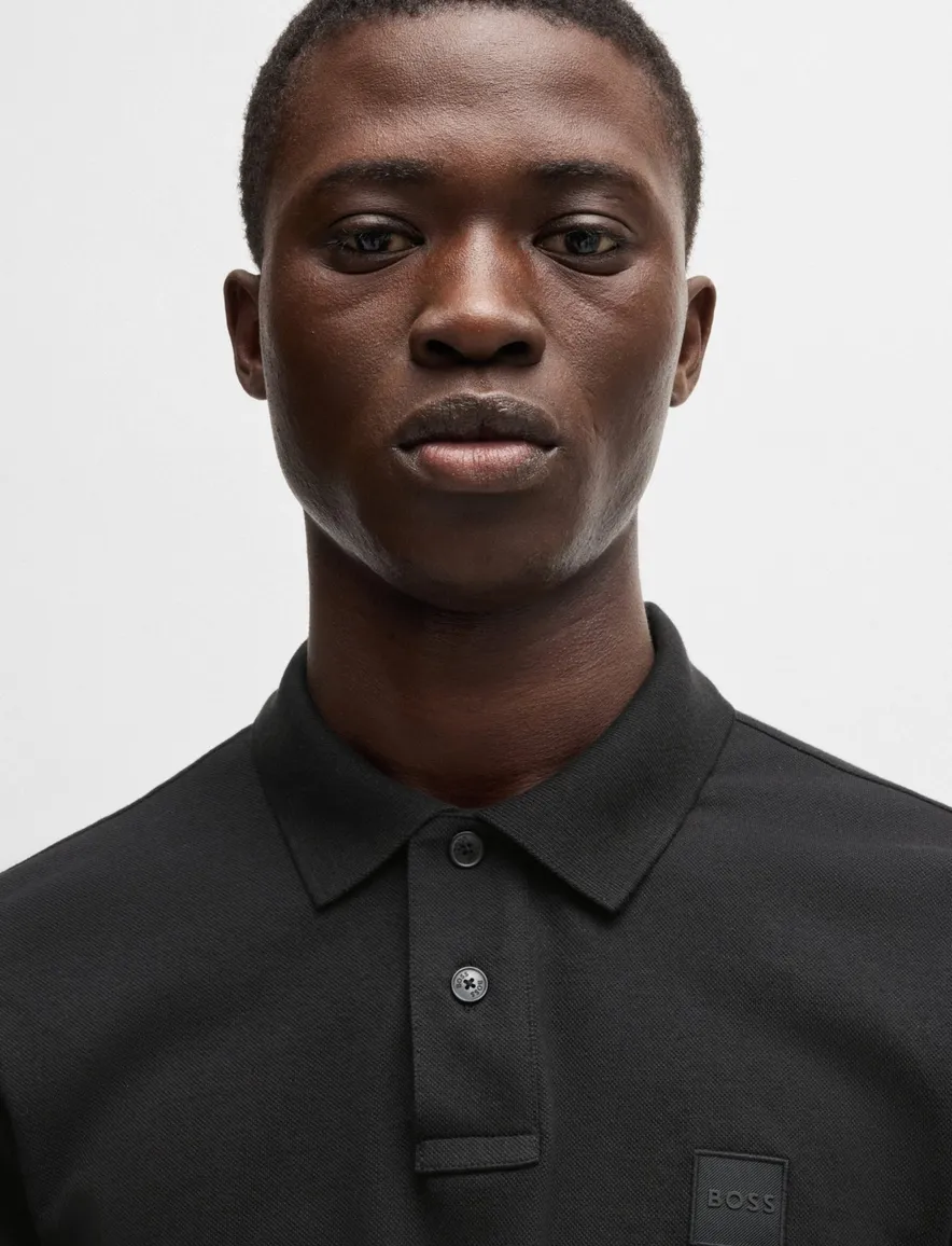Poloshirt Boss Passerby zwart