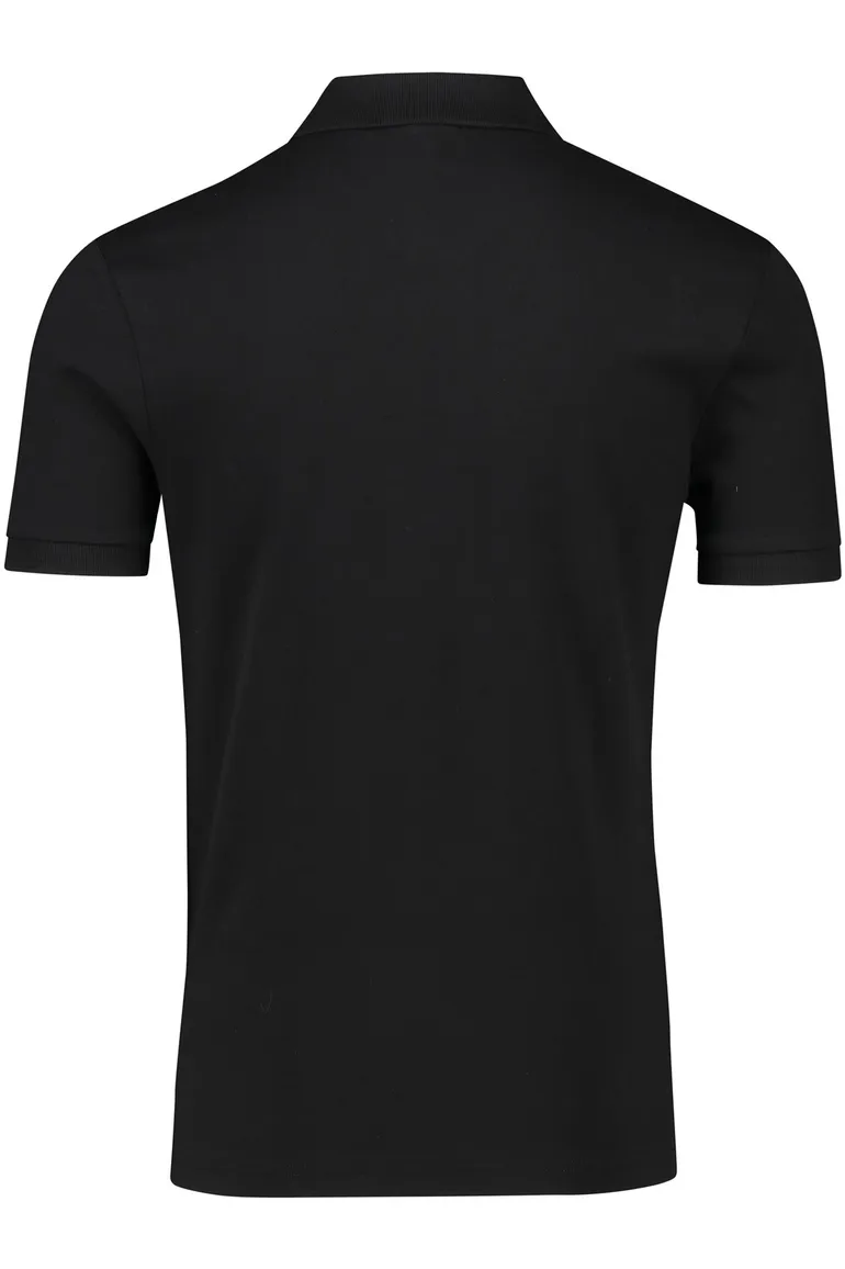 Boss Orange passenger slim fit polo zwart