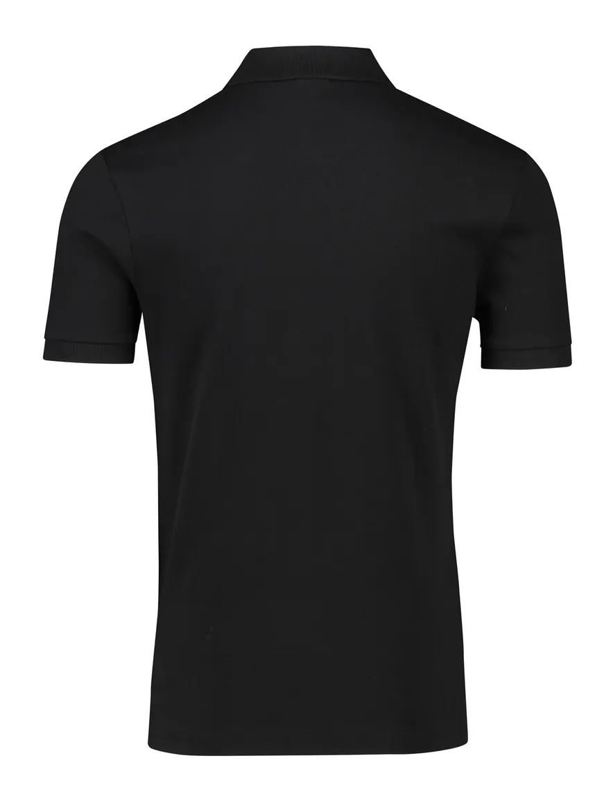 Boss Orange passenger slim fit polo zwart