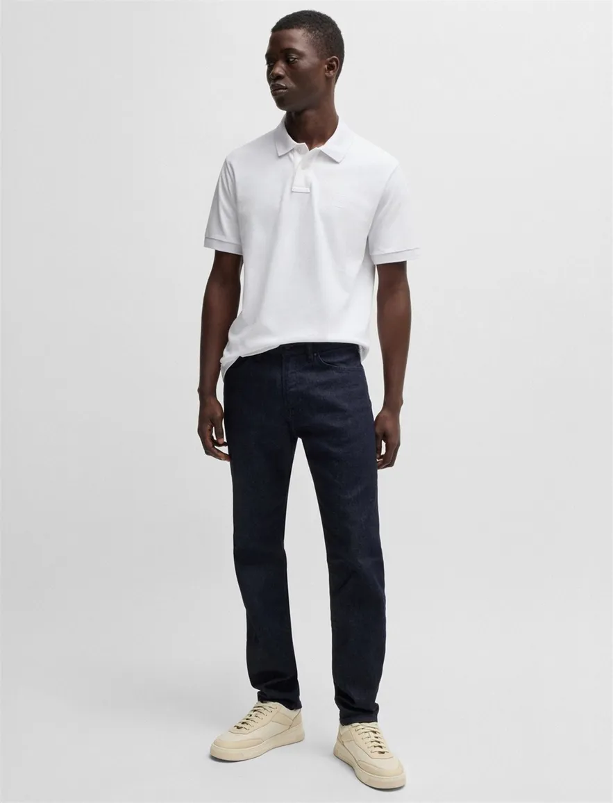 Boss Orange polo wit passenger slim fit