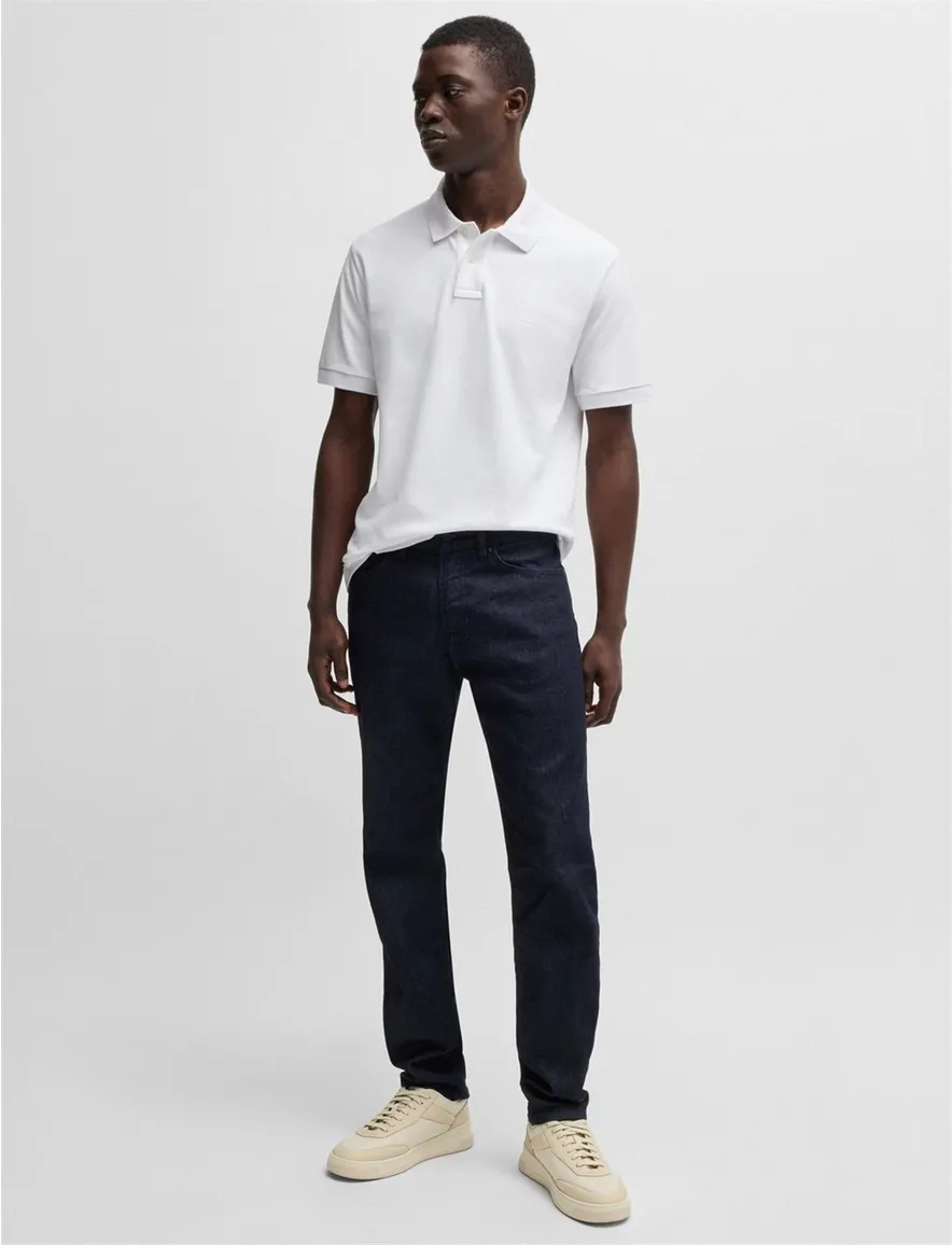 Boss Orange polo wit passenger slim fit