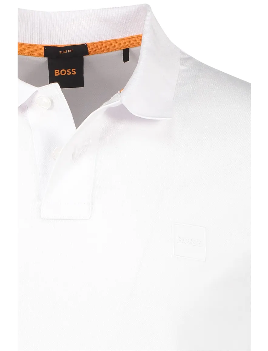 Boss Orange polo wit passenger slim fit
