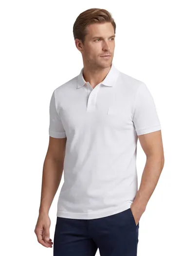 Hugo Boss Boss Orange polo wit passenger slim fit