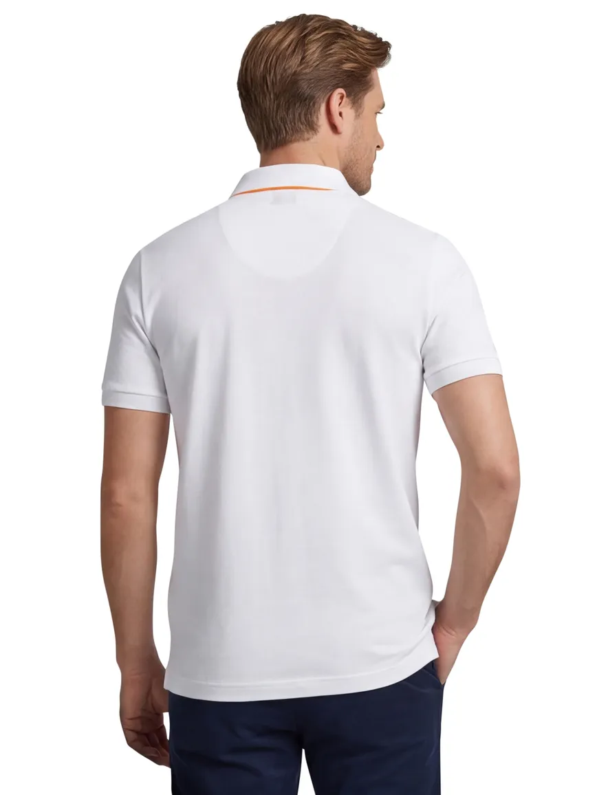 Boss Orange polo wit passenger slim fit
