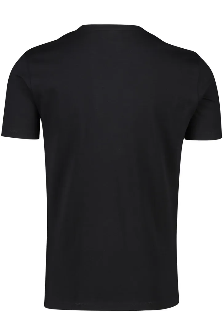 Katoenen Boss Orange t-shirt Tales zwart normale fit