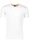 Katoenen Boss Orange t-shirt tales wit normale fit