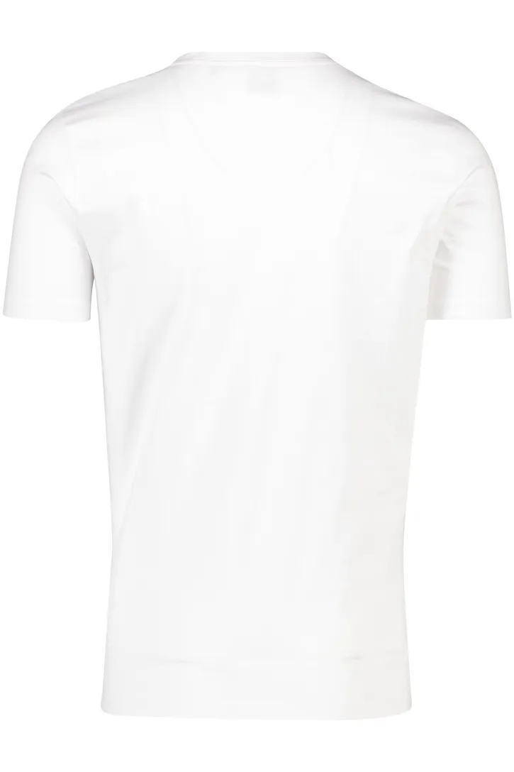 Katoenen Boss Orange t-shirt tales wit normale fit