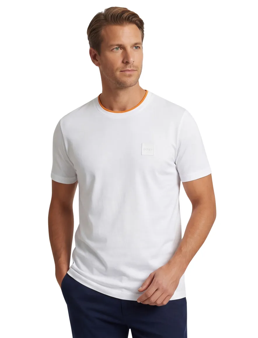 Boss Orange t-shirt tales effen wit