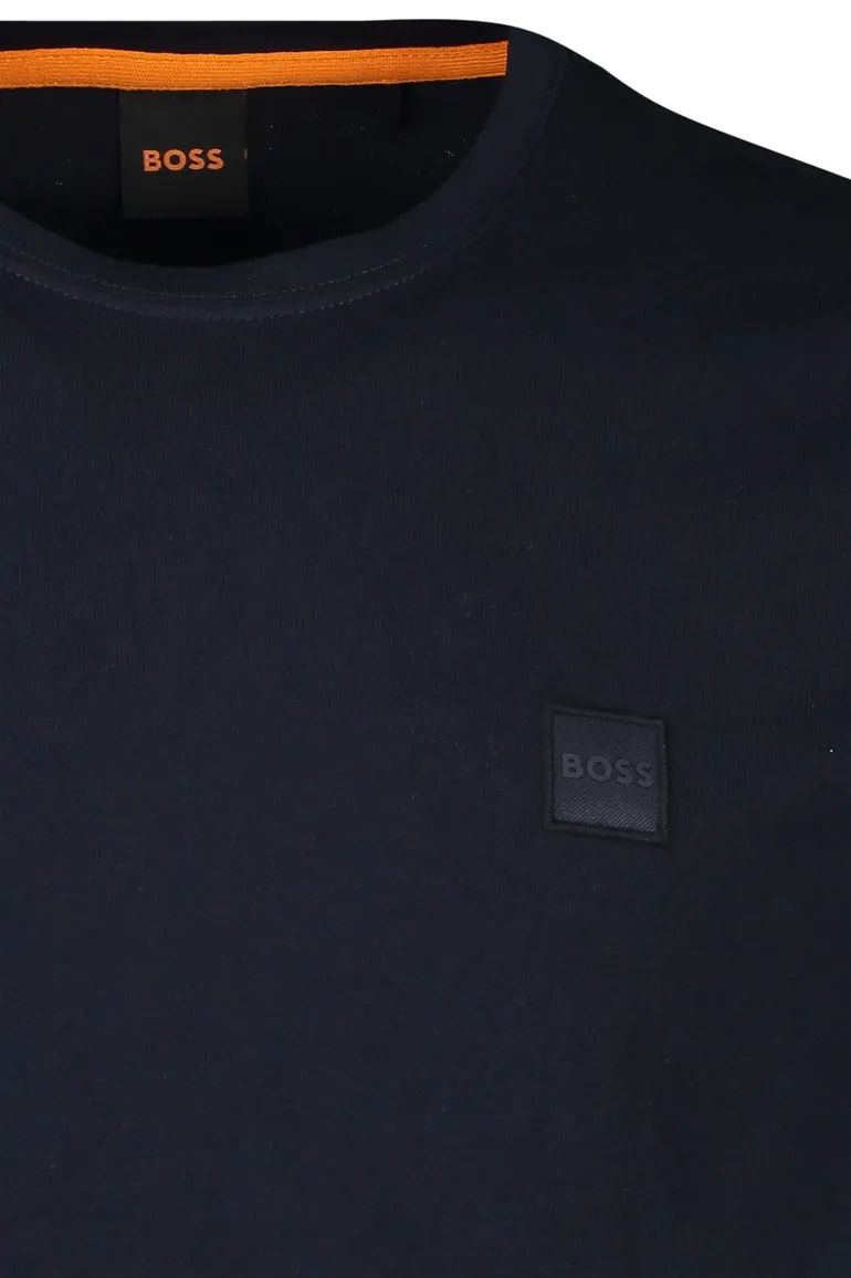 T-shirt Boss Orange Tales donkerblauw