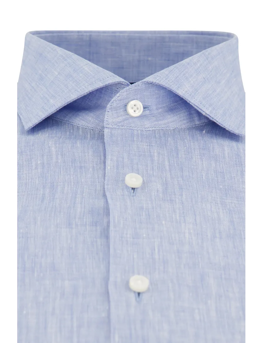 Boss overhemd lichtblauw slim fit