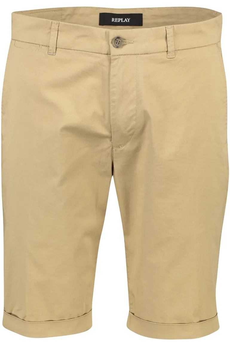 Replay korte broek omslag beige