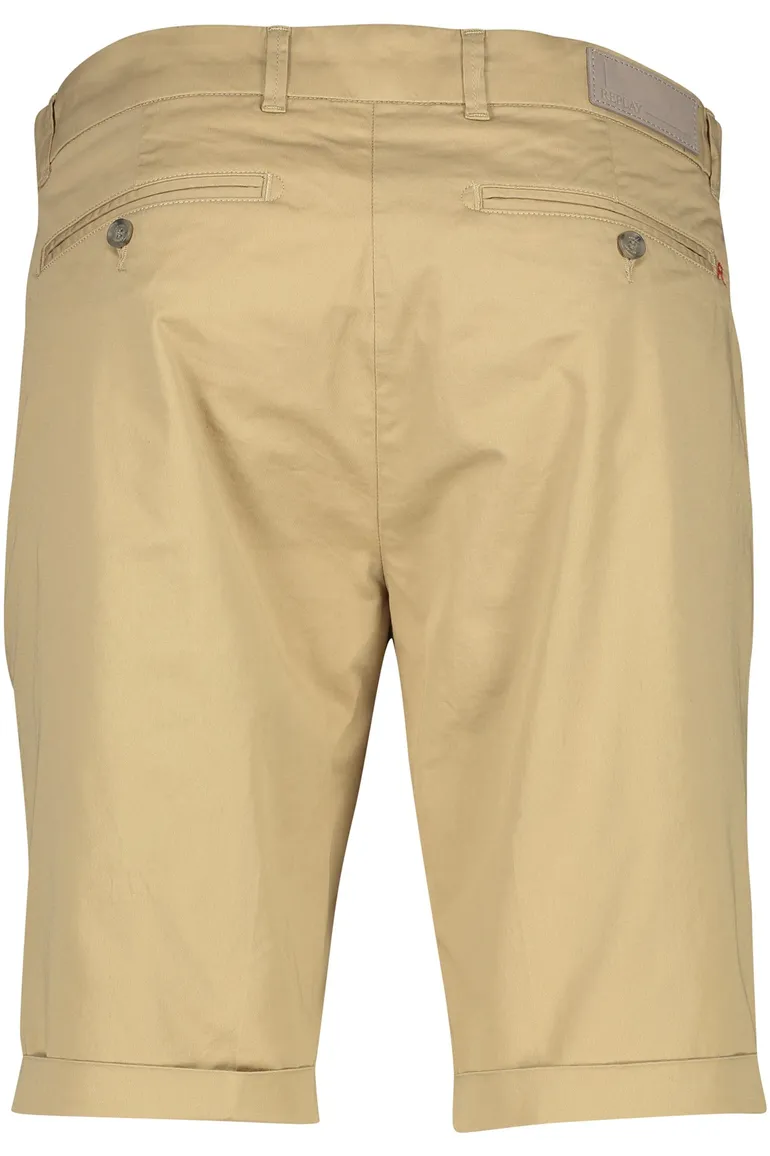 Replay korte broek omslag beige