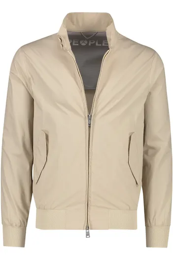 People of Shibuya People of Shibuya Ryoko zomerjas beige normale fit katoen
