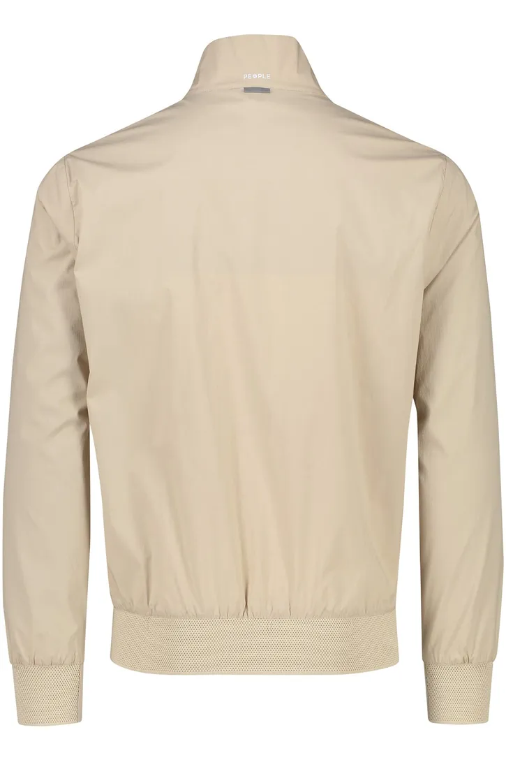 People of Shibuya Ryoko zomerjas beige normale fit katoen