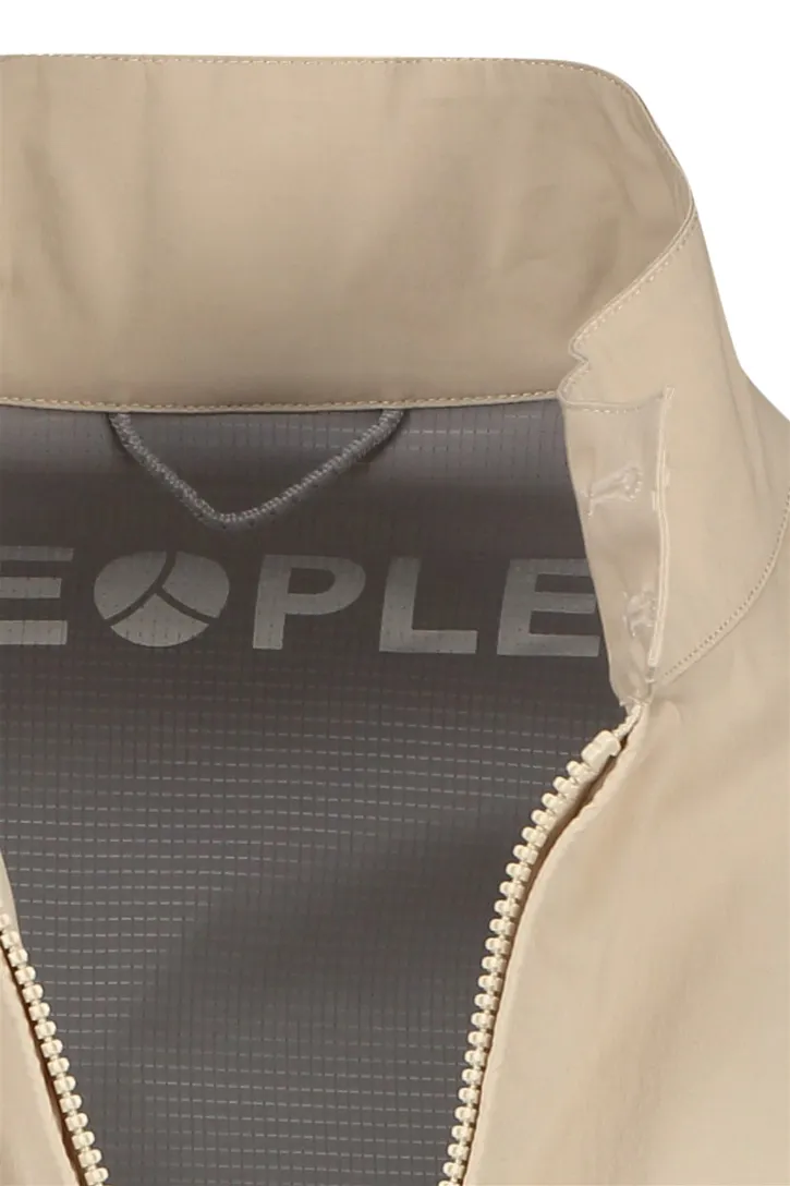 People of Shibuya Ryoko zomerjas beige normale fit katoen