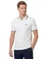 BOSS Green paddy katoenen polo effen wit normale fit