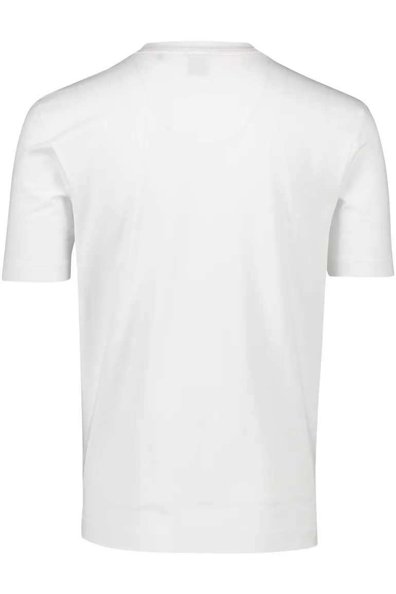 Boss t-shirt wit stretch Tchup relaxed fit korte mouw