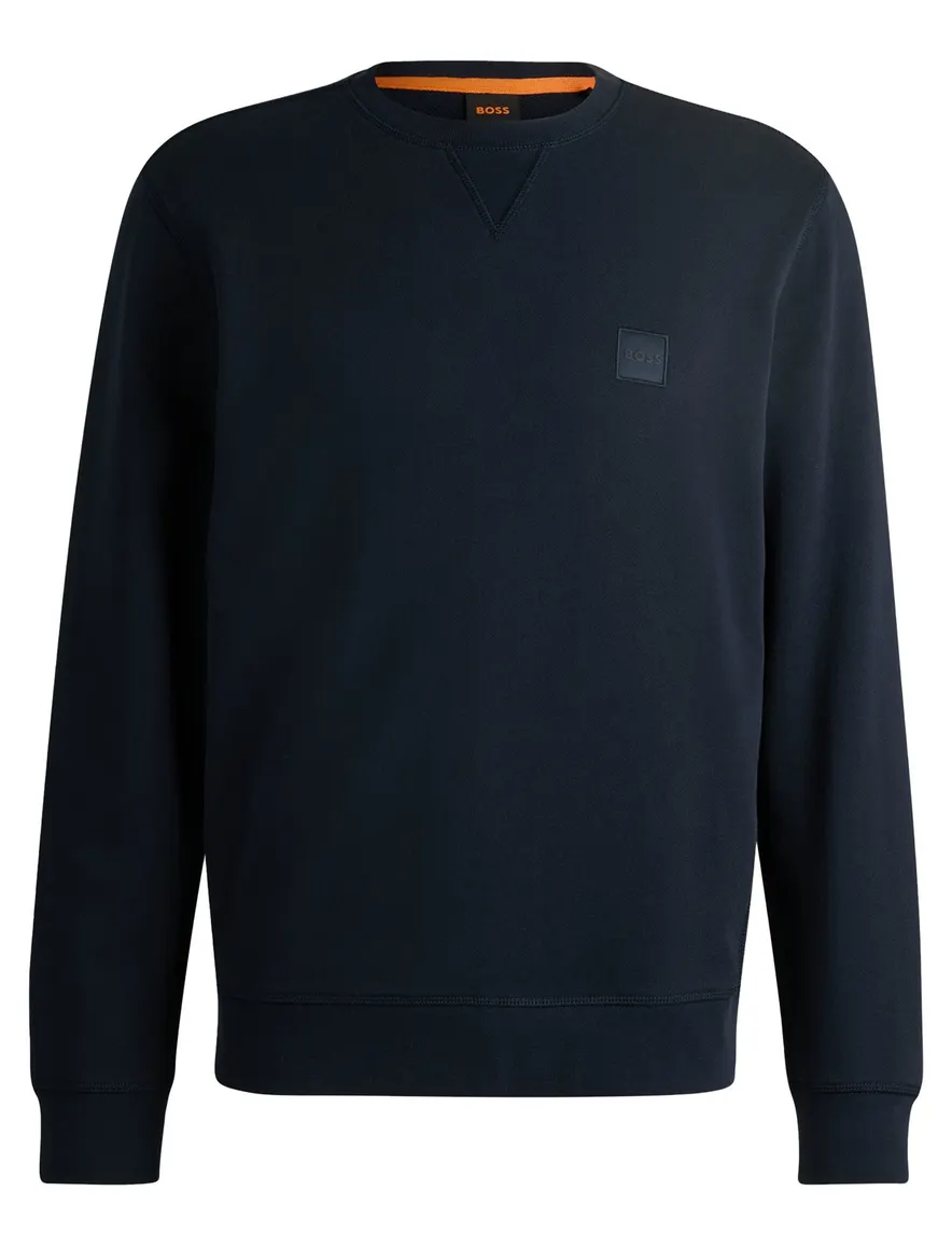 sweater donkerblauw Boss Westart
