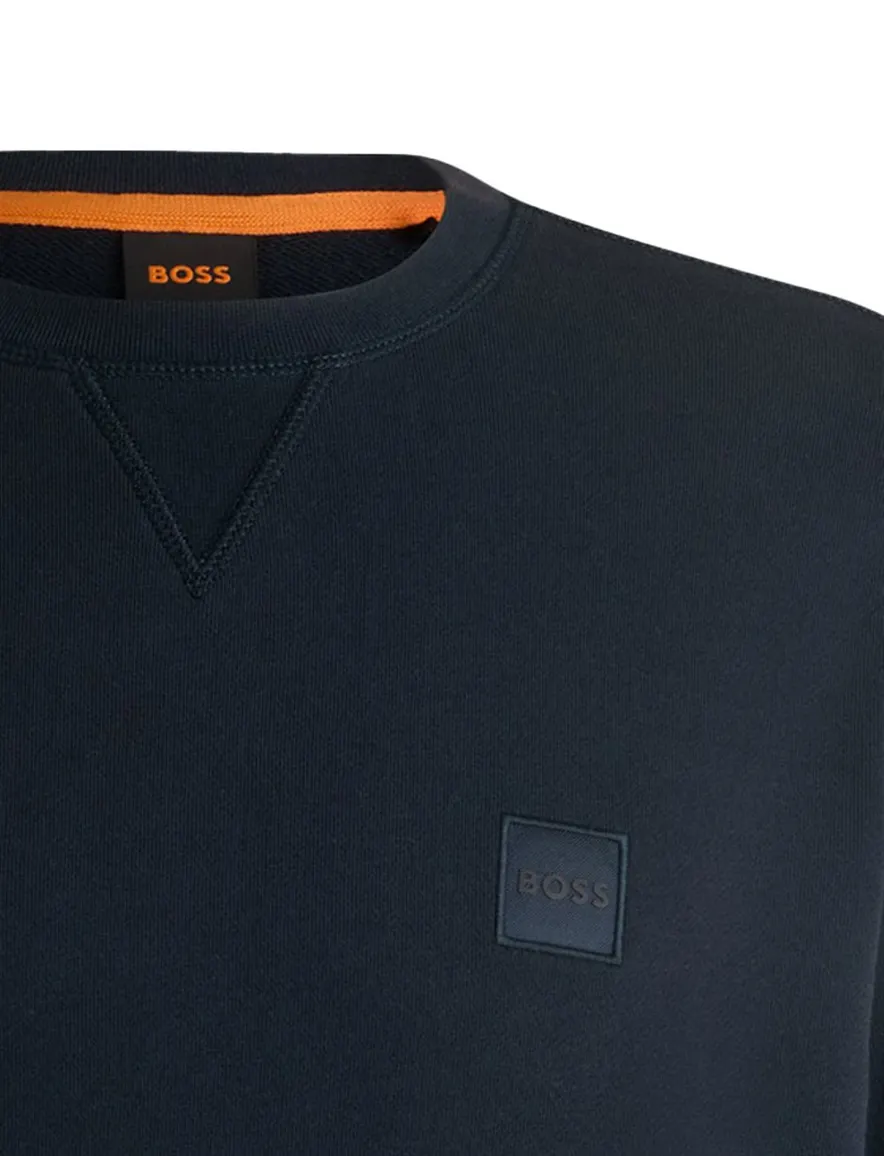 sweater donkerblauw Boss Westart