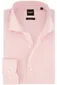 BOSS linnen overhemd slim fit lichtroze