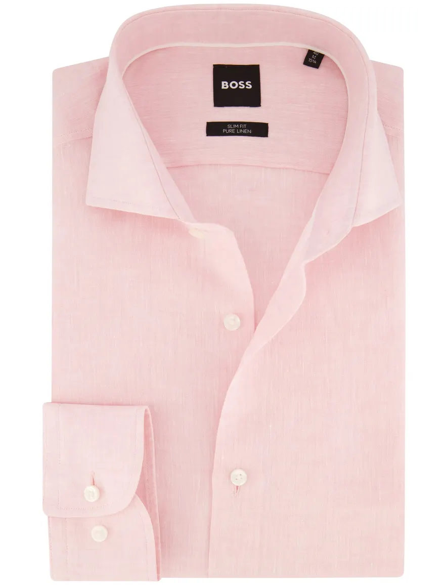 Boss overhemd H-HANK roze