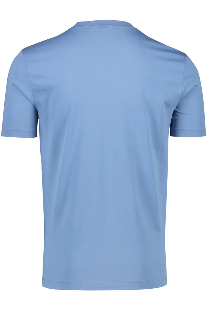 Blauw Boss Black t-shirt katoen Thompson