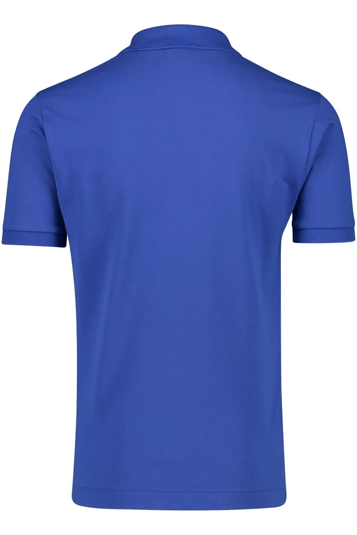 Lacoste polo korte mouw wijde fit 2-knoops blauw katoen