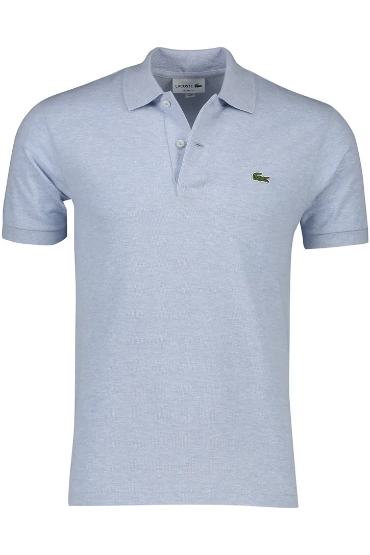Lacoste polo gemêleerd lichtblauw