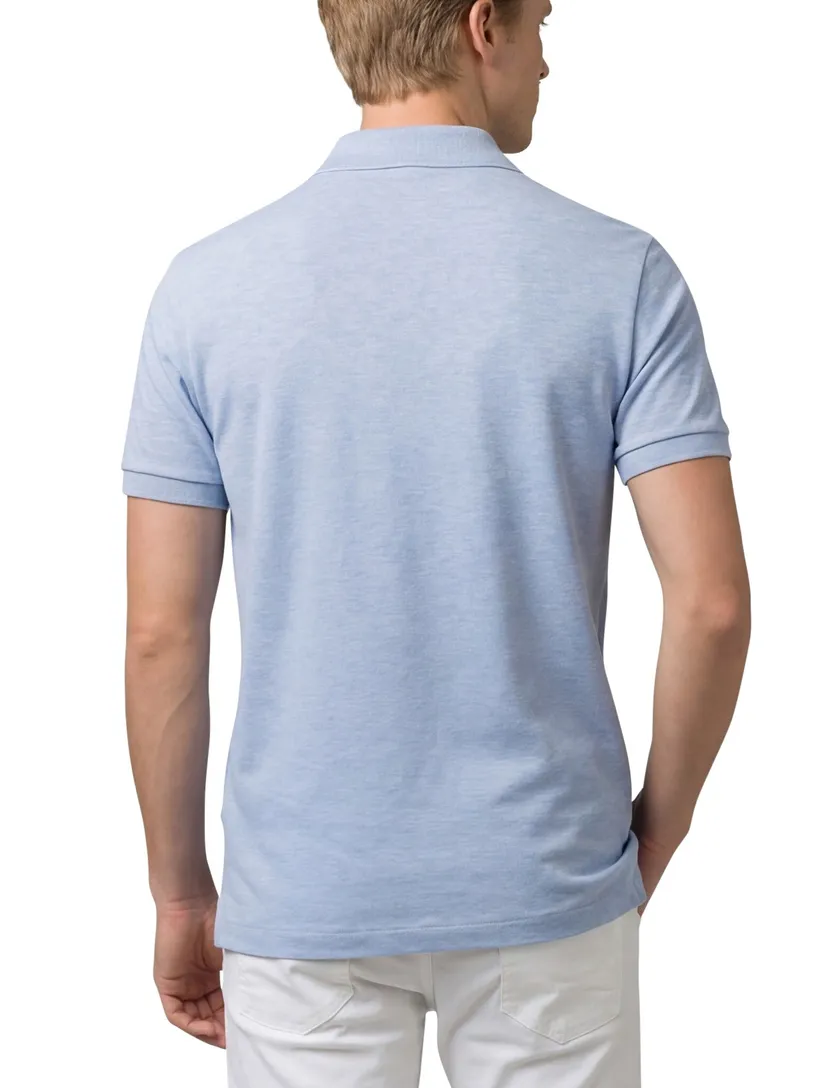 Lacoste polo gemêleerd lichtblauw