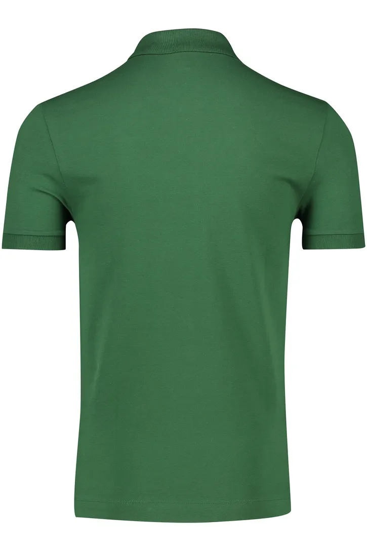 katoenen Lacoste polo normale fit groen