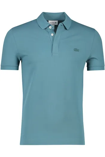 Lacoste Lacoste polo normale fit blauw katoen
