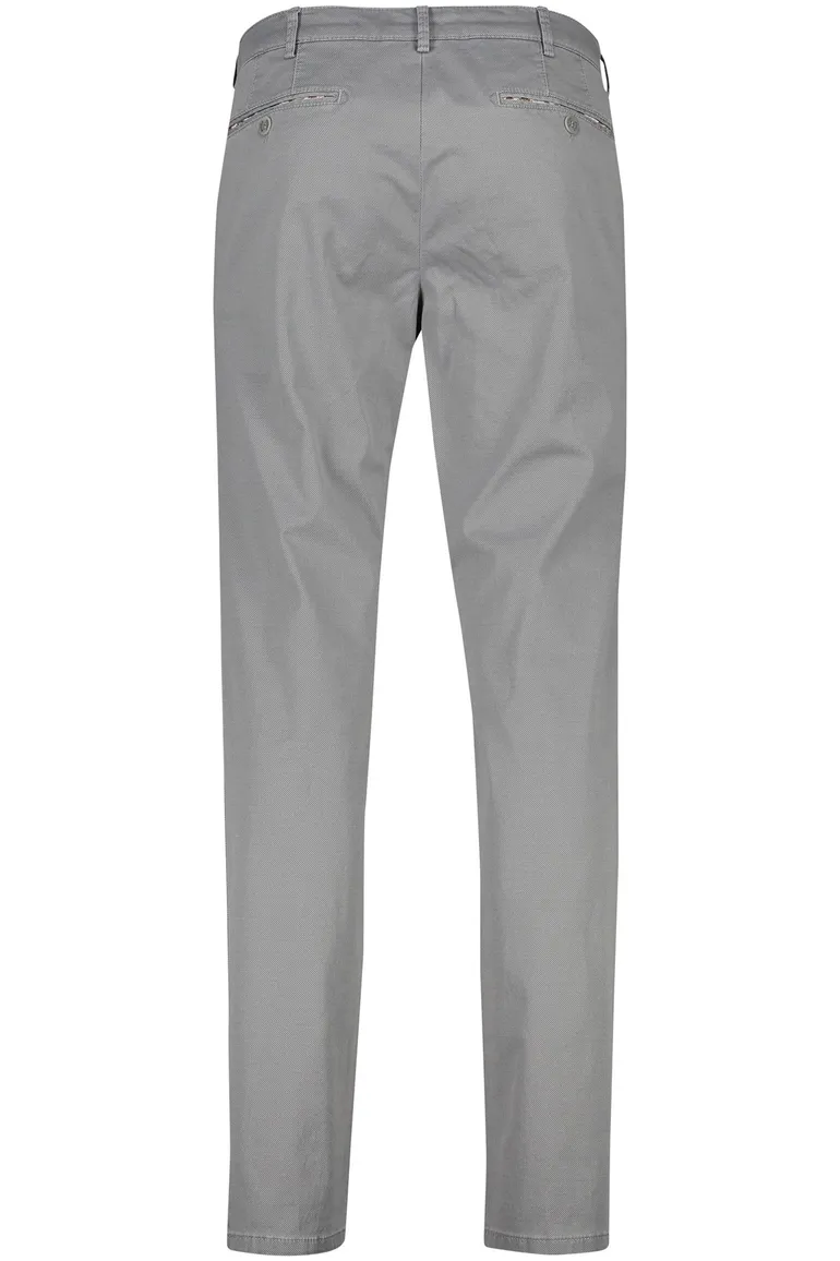 Grijs gemêleerd Meyer pantalon Bonn katoen
