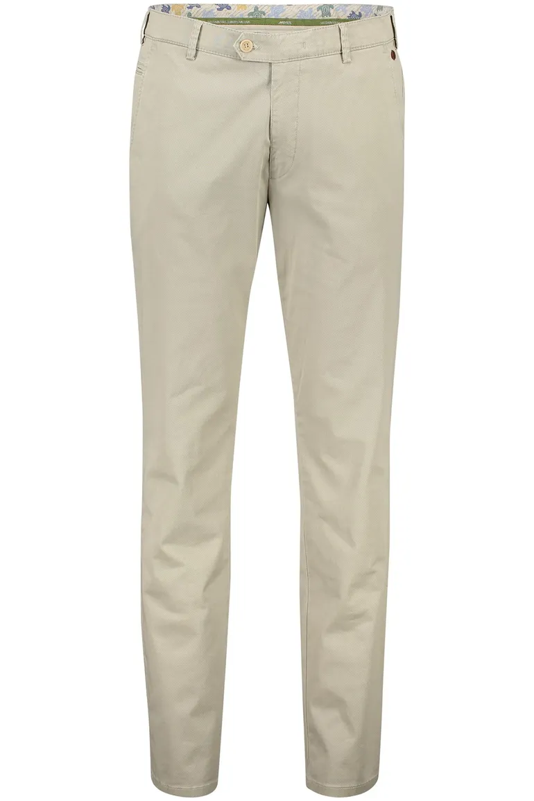 Meyer pantalon beige katoen