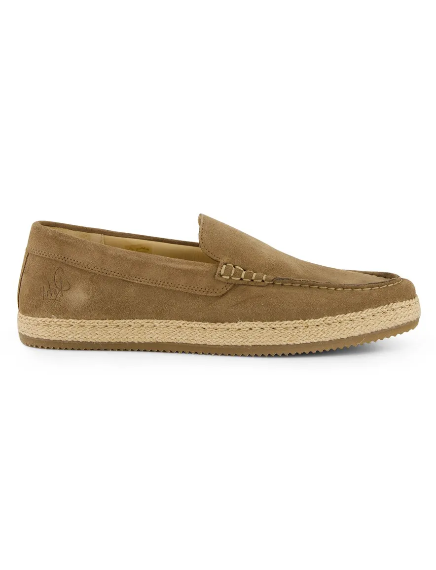 Suede loafer Rehab camel