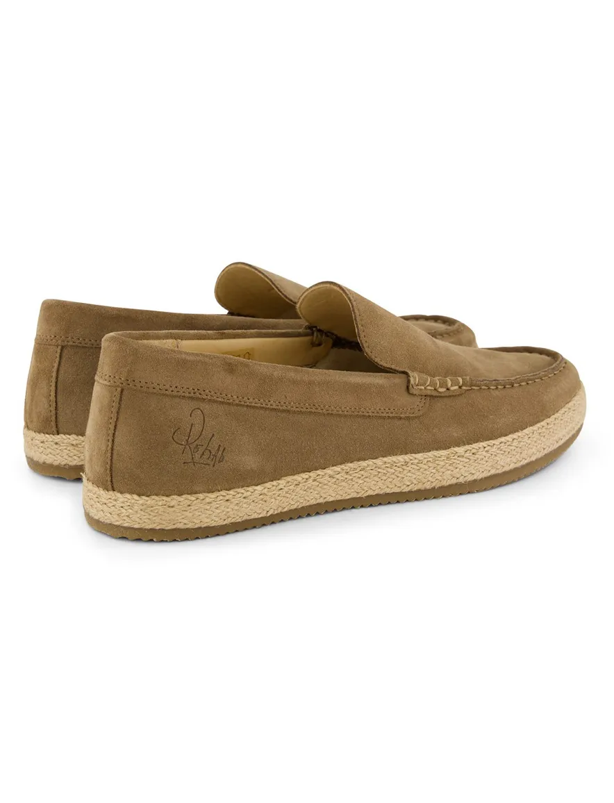Suede loafer Rehab camel
