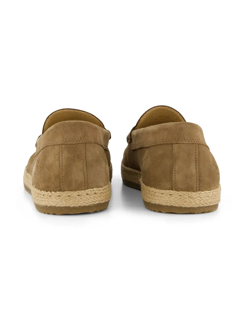 Suede loafer Rehab camel