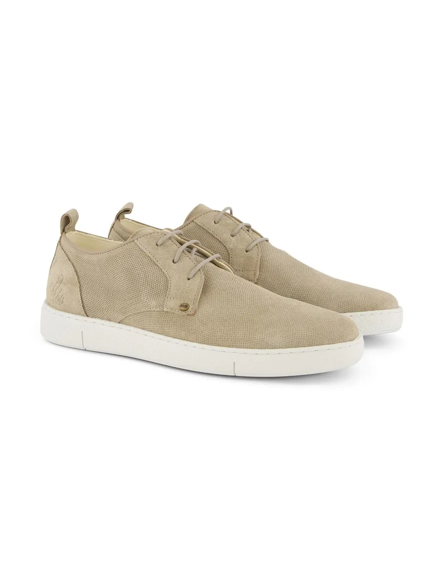 Rehab sneakers beige uni leer